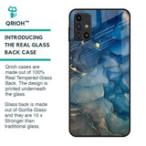 Blue Cool Marble Glass Case for Samsung Galaxy M31s
