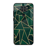 Abstract Green Redmi Note 9 Glass Back Cover Online