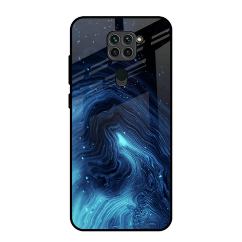 Dazzling Ocean Gradient Redmi Note 9 Glass Back Cover Online