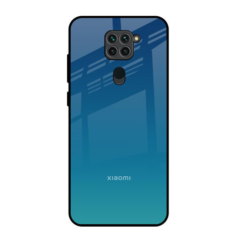 Celestial Blue Redmi Note 9 Glass Back Cover Online