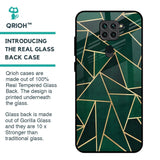 Abstract Green Glass Case For Redmi Note 9