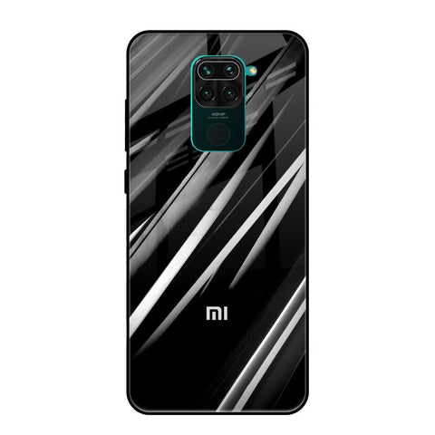 Black & Grey Gradient Redmi Note 9 Glass Cases & Covers Online