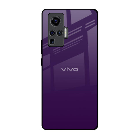 Dark Purple Vivo X50 Pro Glass Back Cover Online