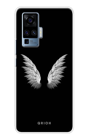 White Angel Wings Vivo X50 Pro Back Cover