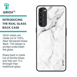 Modern White Marble Glass Case for Oppo Reno4 Pro