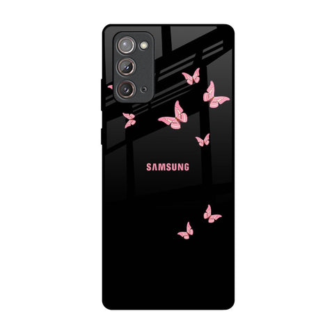 Fly Butterfly Samsung Galaxy Note 20 Glass Back Cover Online