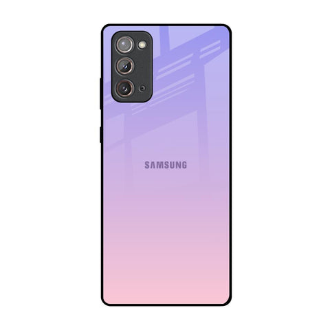 Lavender Gradient Samsung Galaxy Note 20 Glass Back Cover Online