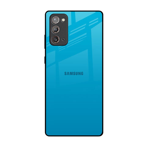 Blue Aqua Samsung Galaxy Note 20 Glass Back Cover Online