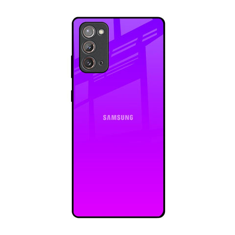 Purple Pink Samsung Galaxy Note 20 Glass Back Cover Online