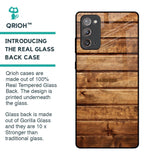 Wooden Planks Glass Case for Samsung Galaxy Note 20