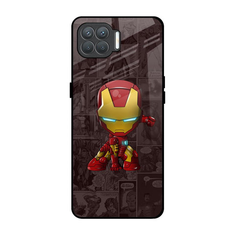 Angry Baby Super Hero Oppo F17 Pro Glass Back Cover Online