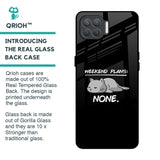 Weekend Plans Glass Case for Oppo F17 Pro