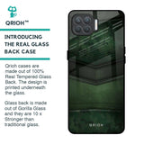 Green Leather Glass Case for Oppo F17 Pro