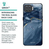Deep Ocean Marble Glass Case for Oppo F17 Pro