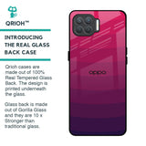 Wavy Pink Pattern Glass Case for Oppo F17 Pro