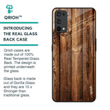 Timber Printed Glass Case for Realme 7 Pro