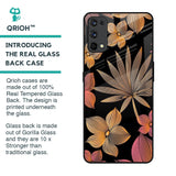 Lines Pattern Flowers Glass Case for Realme 7 Pro