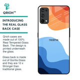 Wavy Color Pattern Glass Case for Realme 7 Pro