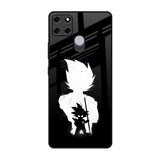 Monochrome Goku Realme C12 Glass Back Cover Online