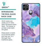 Alcohol ink Marble Glass Case for Realme C12