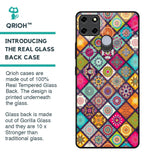 Multicolor Mandala Glass Case for Realme C12