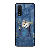 Kitty In Pocket Oppo Find X2 Glass Back Cover Online