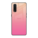 Pastel Pink Gradient Oppo Find X2 Glass Back Cover Online