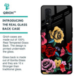 Floral Decorative Glass Case For Oppo Find X2