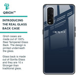 Overshadow Blue Glass Case For Oppo Find X2