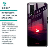 Morning Red Sky Glass Case For Oppo Find X2