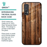 Timber Printed Glass Case for Realme 7