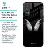 White Angel Wings Glass Case for Realme 7