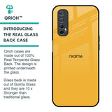 Fluorescent Yellow Glass case for Realme 7