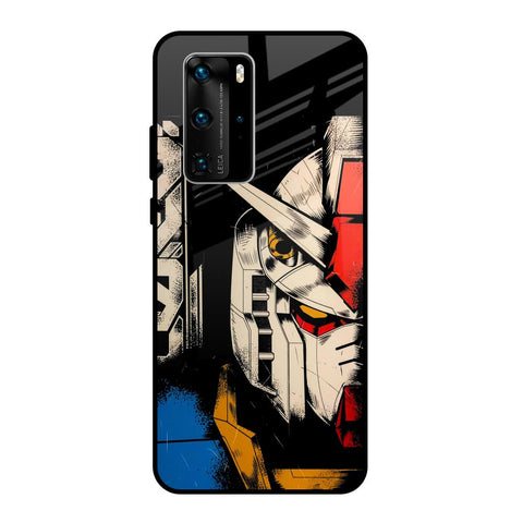 Transformer Art Huawei P40 Pro Glass Back Cover Online