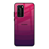 Wavy Pink Pattern Huawei P40 Pro Glass Back Cover Online