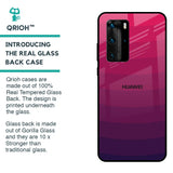 Wavy Pink Pattern Glass Case for Huawei P40 Pro