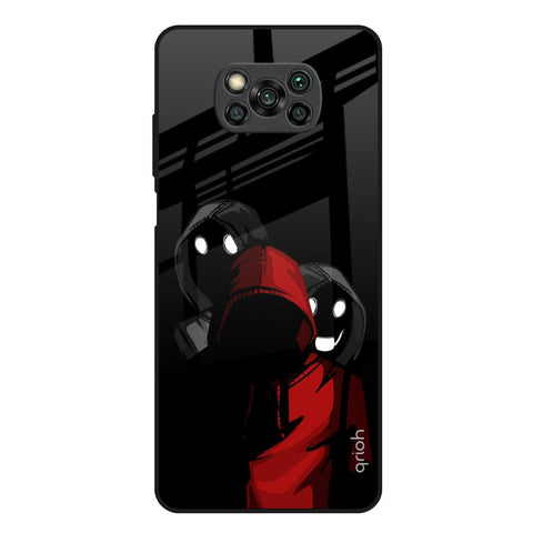 Shadow Character Poco X3 Glass Back Cover Online