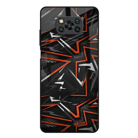 Vector Art Poco X3 Glass Back Cover Online