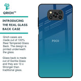 Celestial Blue Glass Case For Poco X3