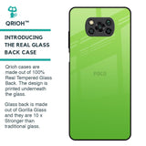 Paradise Green Glass Case For Poco X3