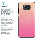Pastel Pink Gradient Glass Case For Poco X3