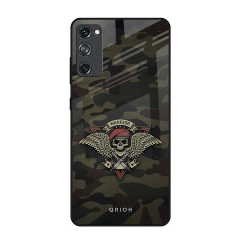 Army Warrior Samsung Galaxy S20 FE Glass Back Cover Online