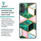 Seamless Green Marble Glass Case for Samsung Galaxy S20 FE