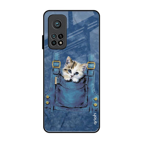 Kitty In Pocket Xiaomi Mi 10T Glass Back Cover Online