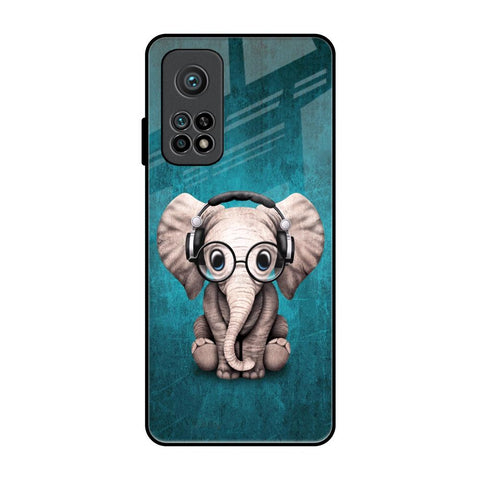 Adorable Baby Elephant Xiaomi Mi 10T Glass Back Cover Online
