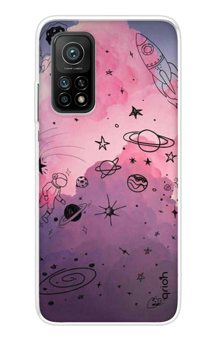 Space Doodles Art Xiaomi Mi 10T Back Cover
