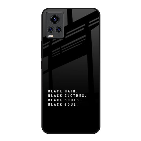 Black Soul Vivo V20 Glass Back Cover Online