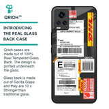 Cool Barcode Label Glass Case For Vivo V20