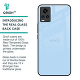 Pastel Sky Blue Glass Case for Vivo V20