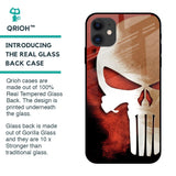 Red Skull Glass Case for iPhone 12